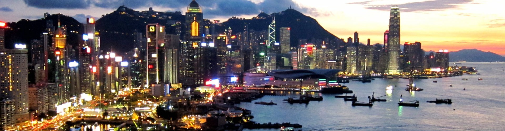 Hong Kong, HK Skyline at Night