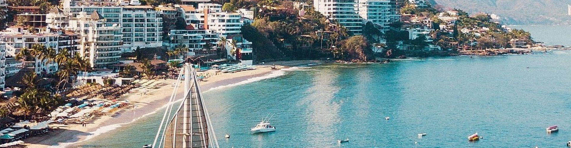 Closing panorama of Puerto Vallarta, MX
