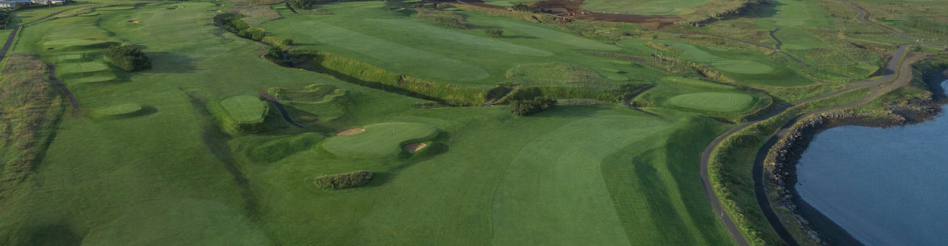 Panoramic paysage of Mosfellsbær, Iceland