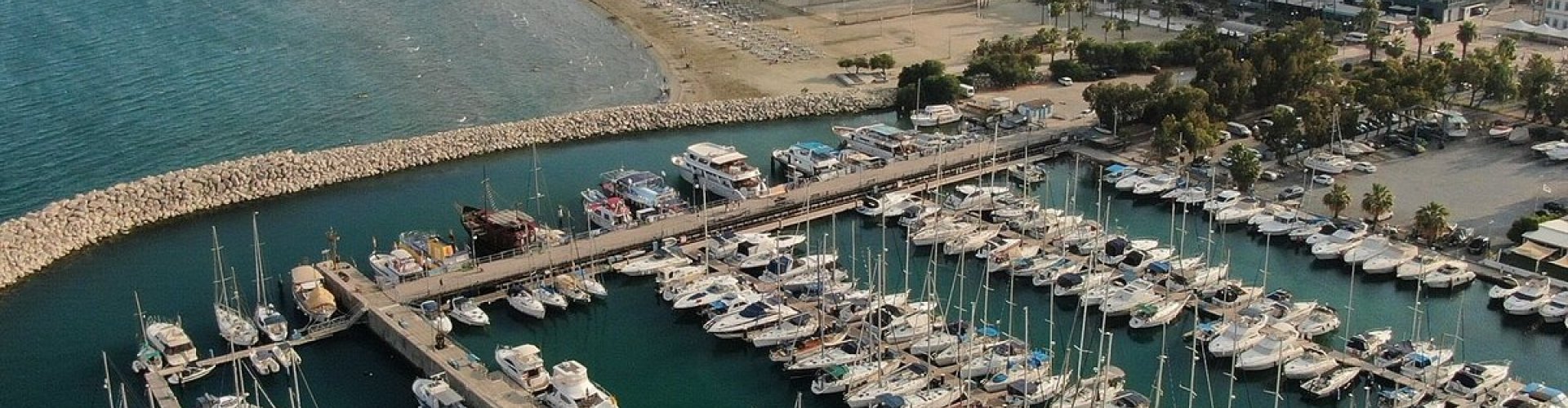 Larnaca coastal view