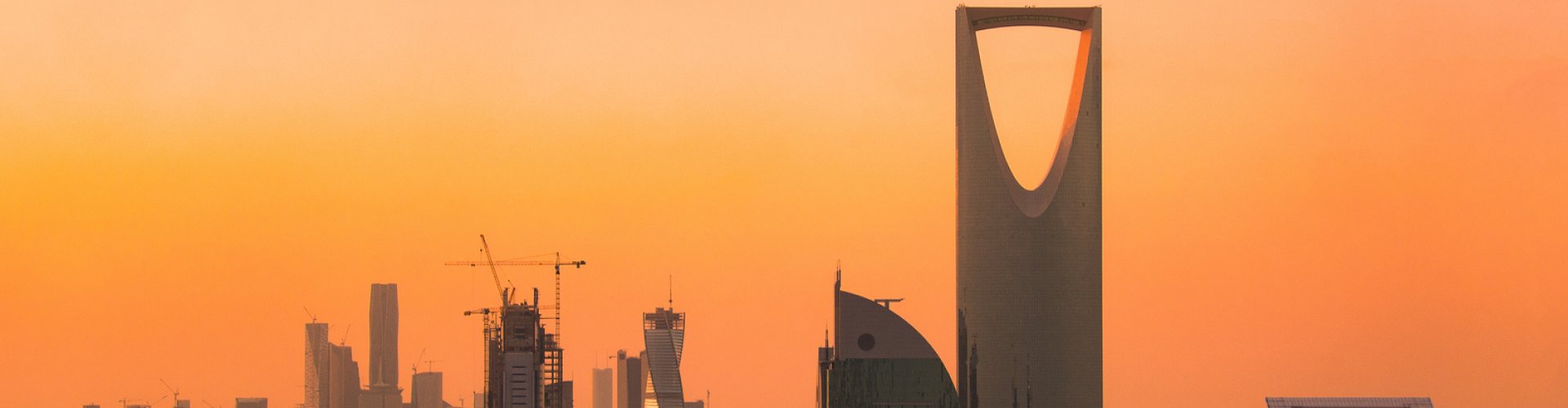 Riyadh Skyline at Dusk