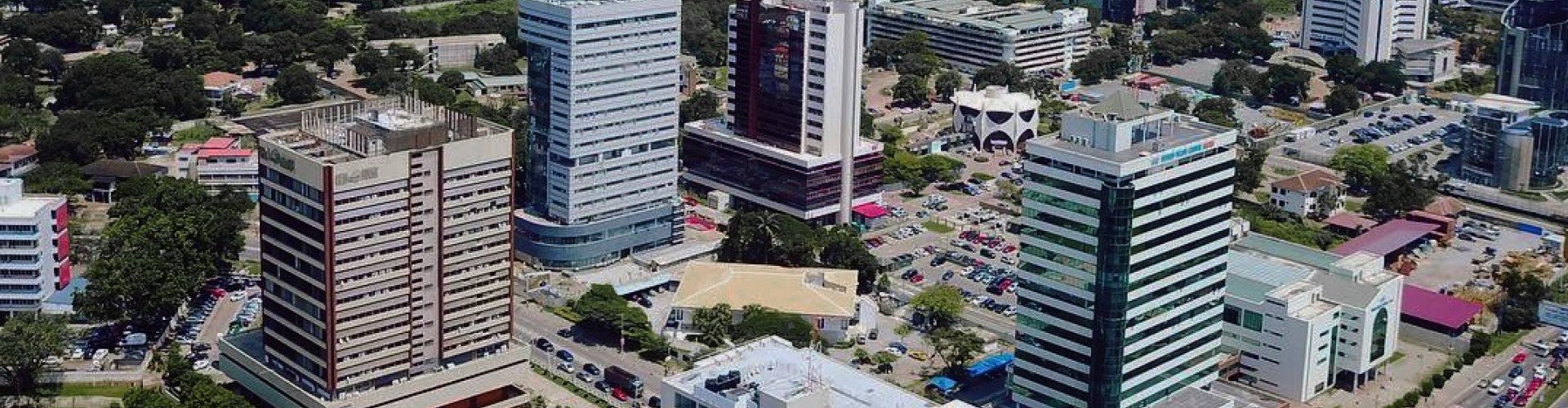 Vibrant Accra landscape