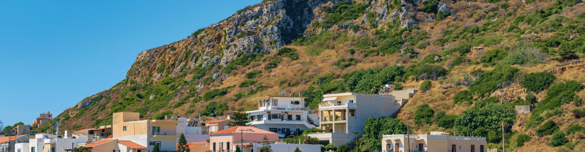 Scenic landscape of Kolimvari, GR