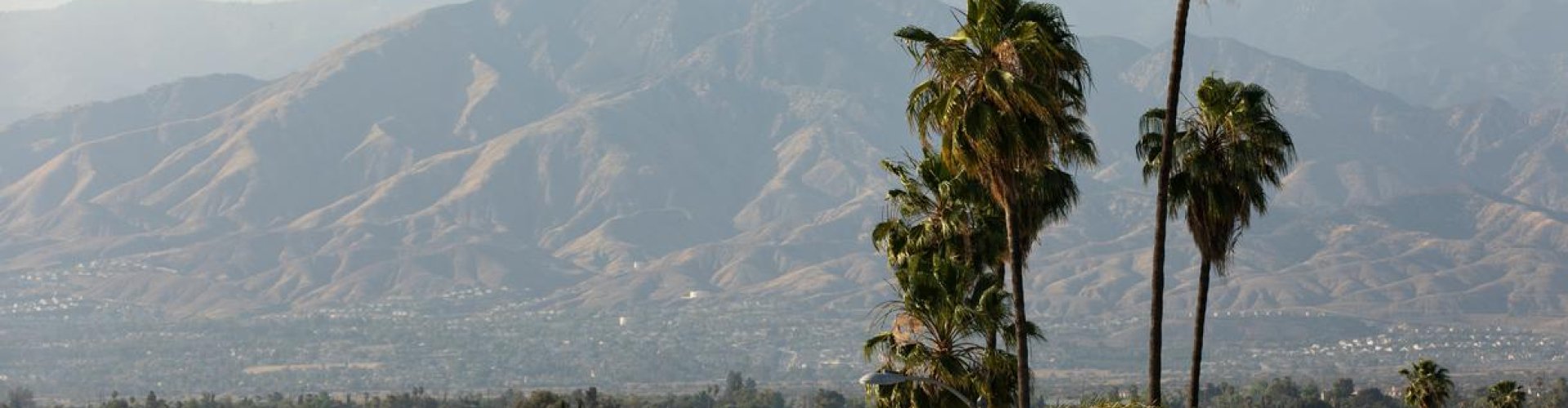Scenic view of Redlands, CA, US