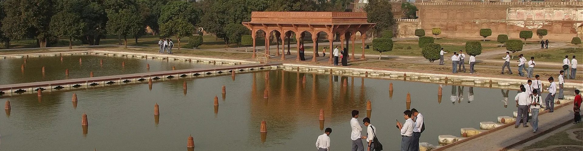 Scenic view of Lahore skyline at dusk