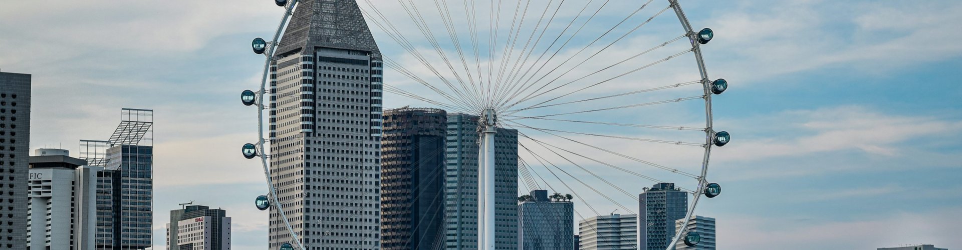 Singapore cityscape at night
