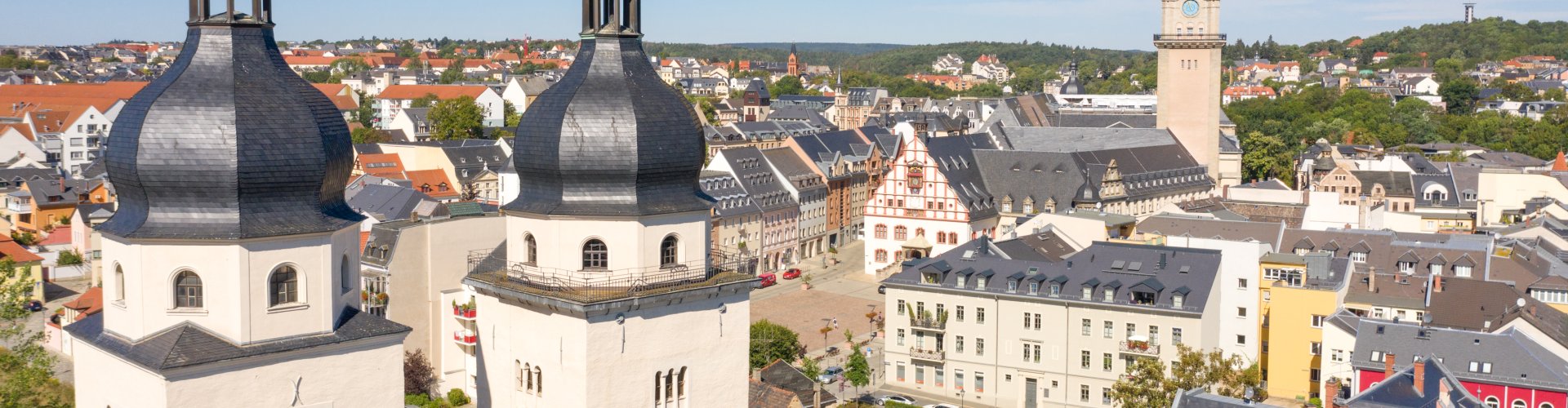 Scenic view of Plauen City