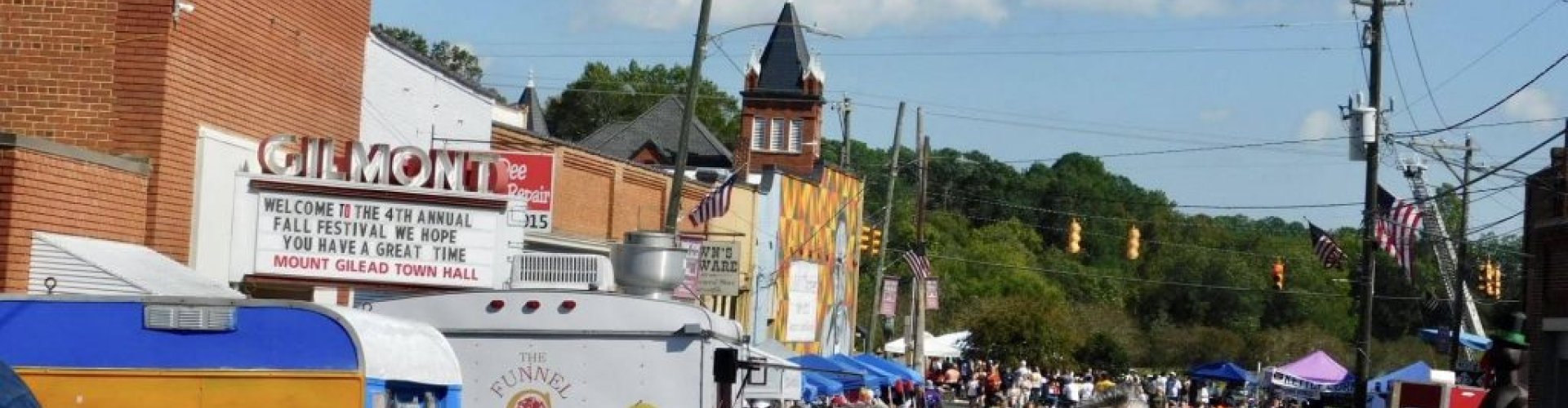 Scenic view of Mount Gilead surroundings