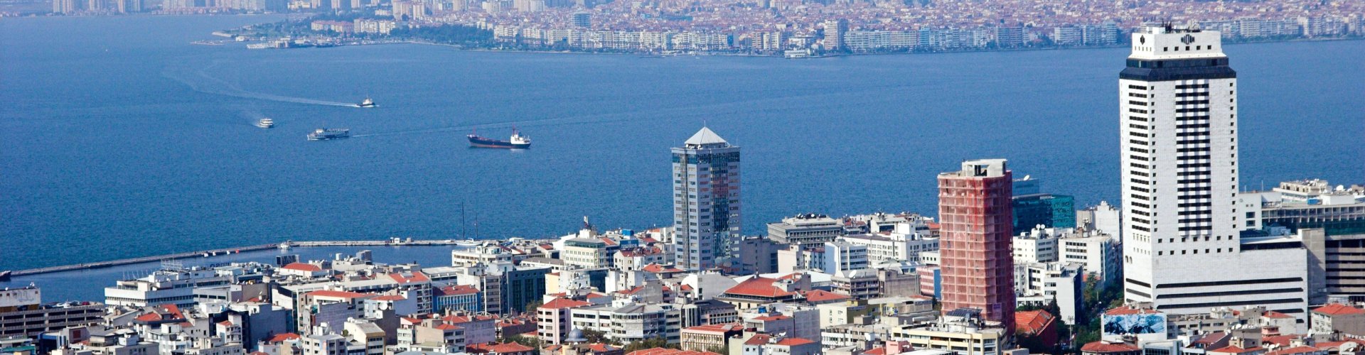 Scenic Izmir Waterfront at sunset