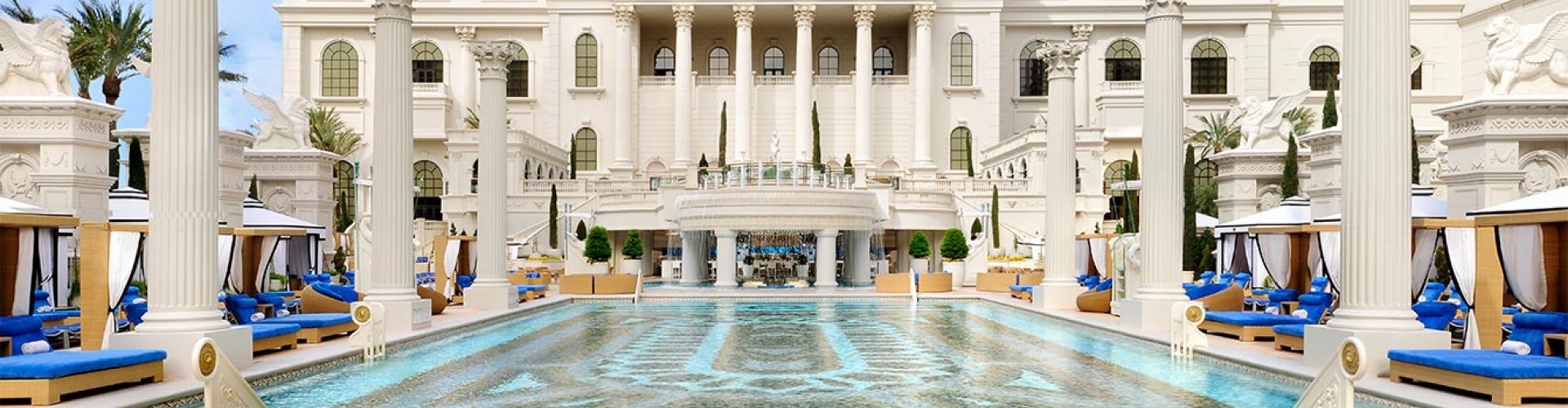 Las Vegas, NV, US cityscape at dusk