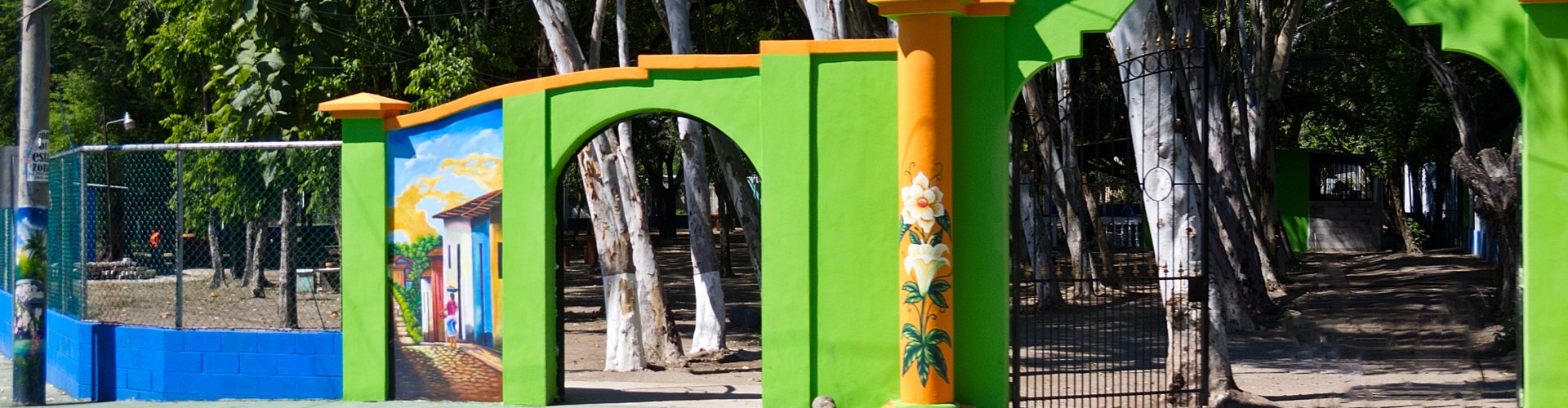 Scenic view of San Luis Talpa, SV