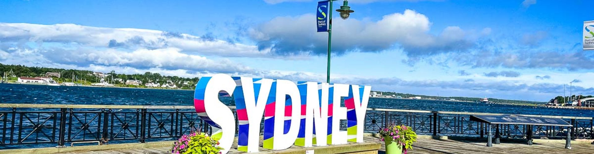 Sunset over Sydney, NS, AU harbour