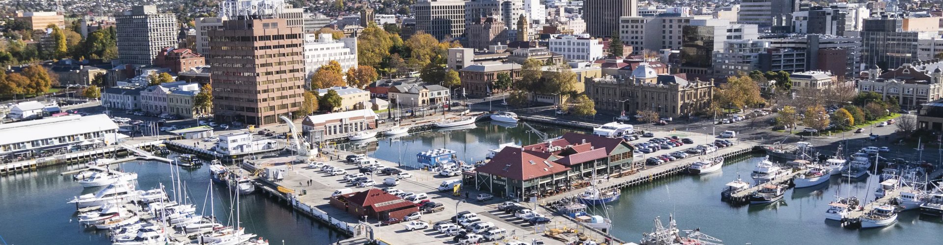 Scenic View of Hobart, TA, AU